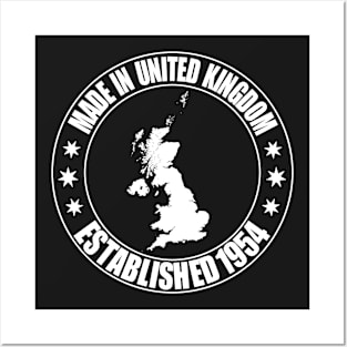 Made in United Kingdom, established 1954 Posters and Art